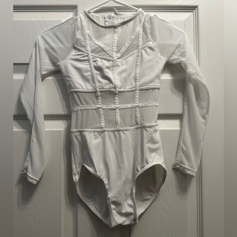Weissman White Leotard